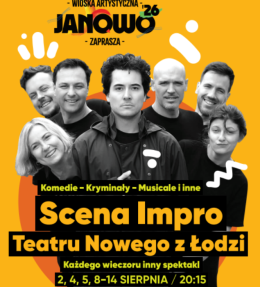Janowo Wydarzenie Spektakl Wieczorek zapoznawczy – komedia improwizowana – Scena IMPRO Teatru Nowego w Łodzi